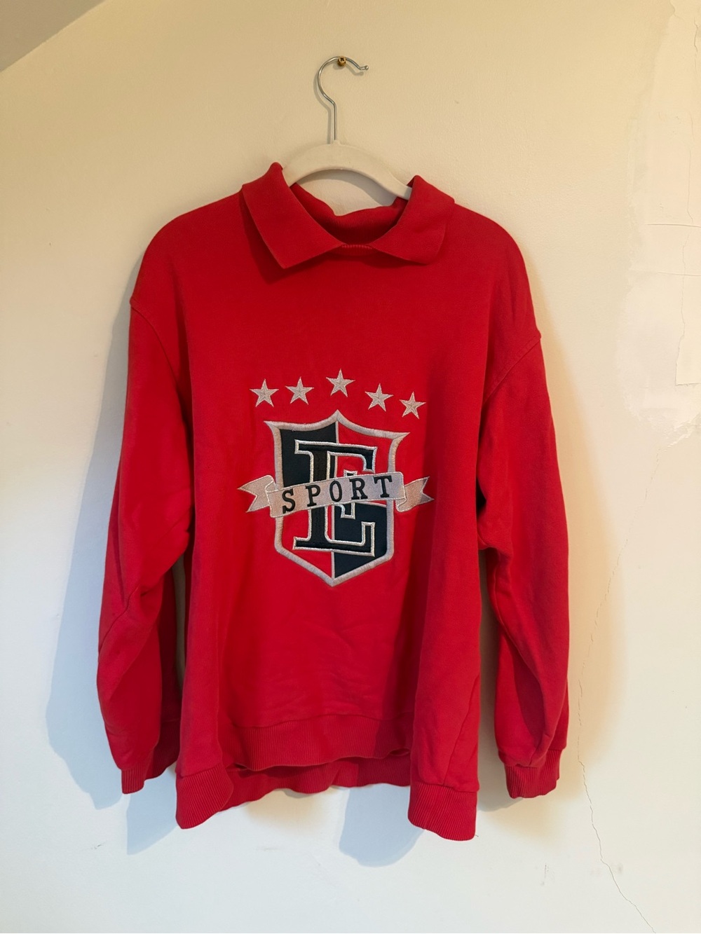 Vintage Escada collared sweatshirt